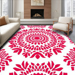 Bloom Enchanted Garden Motif Contemporary Design (Red) - ODIKA