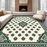 Vintage Medallion Boho Tapestry Design Doormat(Beige)