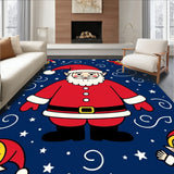 Whimsical North Pole Visitor Magical Winter Wonderland(Red)