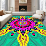 Boho Sunburst Array with Radiant Arched Petals and Elegant Mosaic Detailing (Pink) - ODIKA