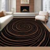 Elegant Swirl Vortex Tapestry Aesthetic Entrance(Brown)