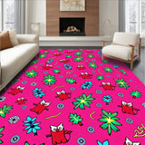 Quirky Christmas Illumination with Animated Cat and Light(Pink)