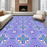 Nordic Snowfall Interlocking Motif(Purple)