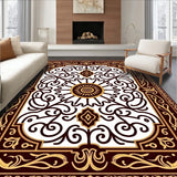 Labyrinth Scrollwork Dynasty Heirloom Craftsmanship(Brown)