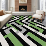 Modern Zigzag Chevron Herringbone Stylized Tessellation(Black)
