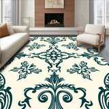 Vintage Damask Scroll with Paisley Accent Details(Ivory)