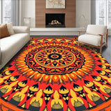 Mystical Sunburst Artistry Handwoven Ornate(Orange)