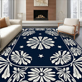 Retro Bloom Constellation Motif With Inspiration (Blue)