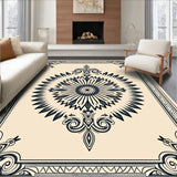 Artisan Crafted Symmetrical Medallion (Beige)