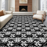 Elegant Snowflake Winter Wonderland Holiday Accent(Black)
