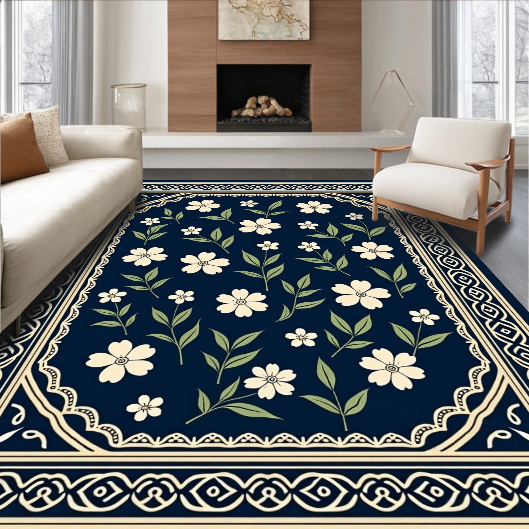 Vintage Botanical Blossom (Blue) - ODIKA