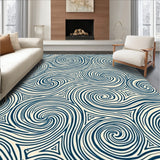 Wave Interlocking Handwoven Artisan Chindi (Beige)