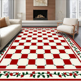 Seasonal Gingham Xmas Decorative Machine(Red)