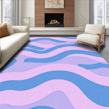 Nordic Mist Abstract Wave(Blue)