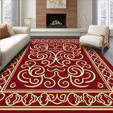 Modern Abstract Wave Featuring Dynamic Swirl Art Influence(Red)