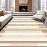 Beige Area Striped Design(Beige)
