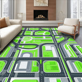 Sleek Modern Parking Garage Theme(Green)