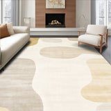 Artisan Crafted Neutral with Modern Asymmetrical Cream(Beige)