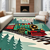 North Pole Express Train Holiday Pathway Entrance Decoration(Green)