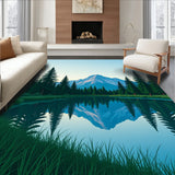 Mountain Wilderness Lake Nature Landscape(Blue)