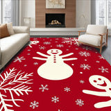 Jolly Snowman Winter Wonderland Festive Holiday(Red)