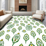 Paisley Cascade with Traditional Teardrop Motif Arrangement (Green)