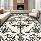 Heirloom Inspired Damask Faded Elegant Sophisticated Design(Black)