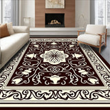 Traditional Coffeehouse Damask with Intricate Brewing Vessel Motifs(Brown)