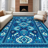 Ultra Soft Area Rug, Non Slip, Stain Resistant, Washable Area Rugs for Living Room, Bedroom, Modern Light Blue Nursery Accent Carpet for Kids(Blue)