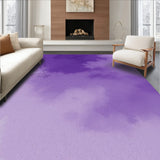 Elegant Swirl Gradient Watercolor Abstract Contemporary Accent(Purple)