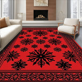 Festive Nordic Snowflake Vintage Holiday(Red)
