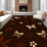 Midnight Blossom Fantasy Ethereal Dance Tapestry(Brown)