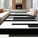 Chic Monochrome Striped for Trendy Home Aesthetic(Black)
