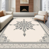 Vintage Medallion Tapestry Junction(Beige)