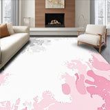 Abstract Mist Cascade Brushstroke Modern Art Design(Pink)