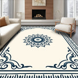 Classic Rosette Scroll Border Decorative Inspired(Cream)