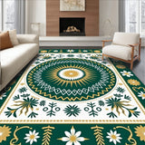Festive Winter Botanicals Interlocking Starburst Design(Green)