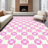 Elegant Lattice Jewel Contemporary Decoration(Pink)
