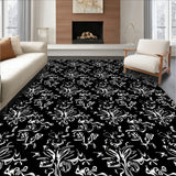 Haunted Ghostly Spirits Floating Shape Entry(Black)