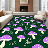 Enchanted Fairy Garden Mushroom Circle with Dancing Fireflies (Purple)