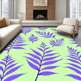 Enchanted Forest Botanical with Delicate Fern Frond Silhouettes (Green)