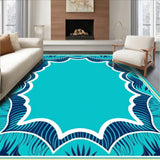 Tropical Artisanal Bordered(Turquoise)