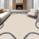 Chantille Elegant Swirl Medallion Contemporary(Beige)