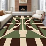 Abstract Bauhaus Grid Arrangement(Brown)