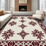Damask Palmette with Symmetrical Garden Flourishes(Ivory)