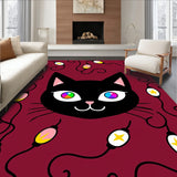 Amusing Radiant Paws Floor Covering Jolly Twinkling Whiskers(Black)