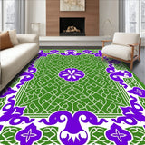 Damask Heritage Jewel Artisan Scroll Lattice (Green)