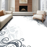 Celestial Mist Cloudburst with Ornate Spiral Embellishments(Black)