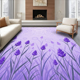 Whimsical Fairy Tale Meadow Highlighting Magical Appearance (Purple)