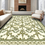 Verdant Lattice with Crisp Botanical Trellis Motif(Beige)